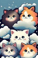 cute cats, Generative AI