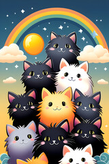 cute cats, Generative AI