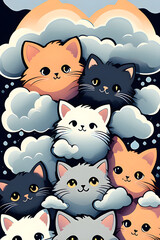 cute cats, Generative AI