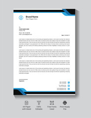 
Modern business luxury corporate identity letterhead template