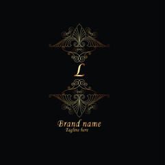 Creative Initial letter L logo design with modern business vector template. Creative isolated L monogram logo design
