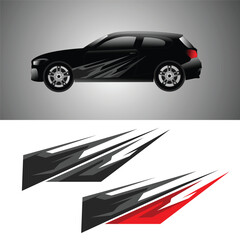 car decal vector. car wrap decal. car body side sticker decal.