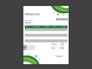 Minimalist professional vector latterhead design template.