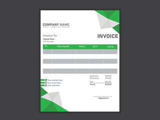 Minimalist professional vector latterhead design template.