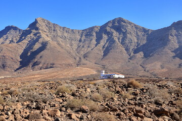 way to the Casa Villa Winter at Jandia peninsula, Cofete, Fuertevertura, Canary Islands, Spain