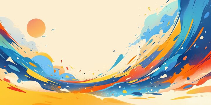 Bright and dynamic abstract in the Neomorphism style with a variety of geometric shapes.
Concept: web design, packaging element, book covers or music albums. Banner