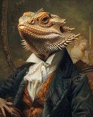 Portrait of a Gentleman Lizard