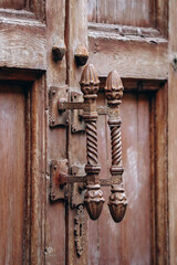 Antique beautiful doors in the center of Florence