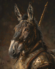 Portrait of a Donkey Soldier