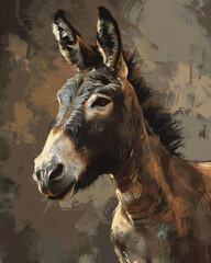 Portrait of a Donkey