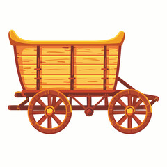 Fototapeta na wymiar farm carriage isolated icon