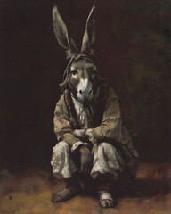 Portrait of a Gentleman Donkey