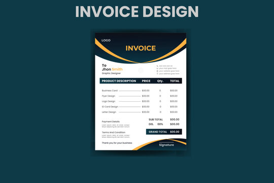Business invoice form template. Invoicing quotes, money bills or price invoices, and payment agreement design templates. Tax form, bill graphic, or payment receipt page vector