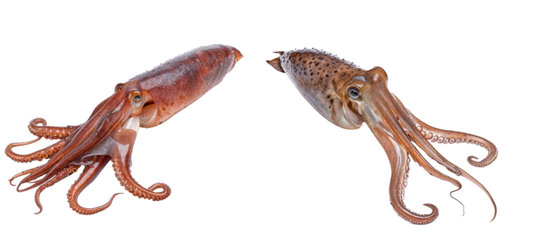  red giant octopus PNG transparent background