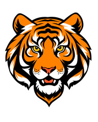 tiger head vector