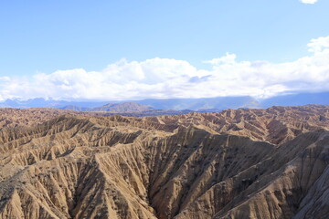 rock formations at the Issyk Kul Lake in Aksai, Aksay, Kyrgyzstan