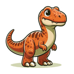 Obraz premium Dinosaur vactor on white background.