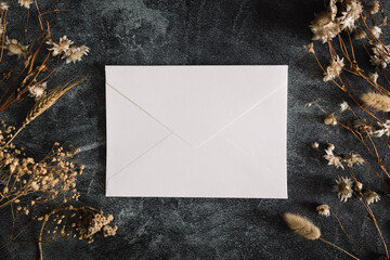 Paper Letters With Black Texture Background Aesthetic