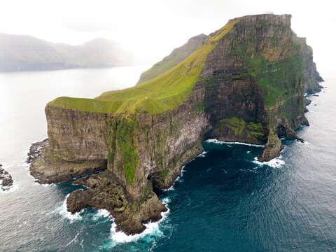 Cliffs at Kalsoy island, Faroe island