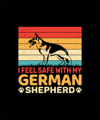 German Shepherd T-shirt Design