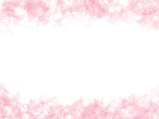 Fototapeta premium 水彩テクスチャの背景素材 ピンク 春イメージ