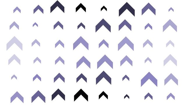 Arrow seamless pattern. Rolling arrows endless loop. modern design animation 4k loop