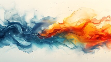Vibrant 3D Wallpaper with Colorful Liquid Splash