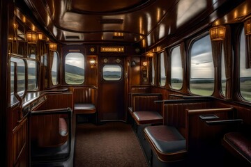 interior of a bus