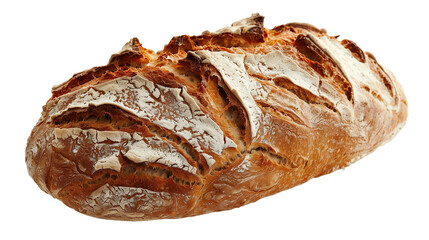 loaf of bread isolated on transparent background