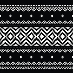 Ethnic seamless pattern illustration vector design