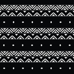 Ethnic seamless pattern illustration vector design