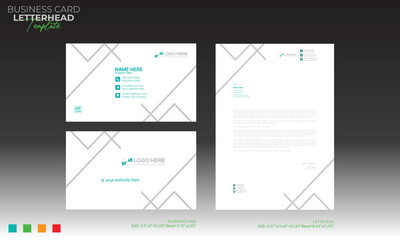 letterhead and business card design