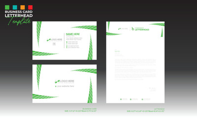 letterhead and business card design