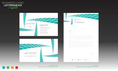 letterhead and business card design