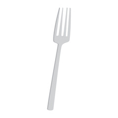 Colored fork icon Vector