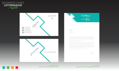 letterhead and business card design