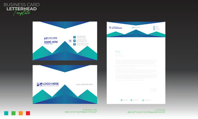 letterhead and business card design