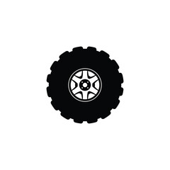 Car wheels icon