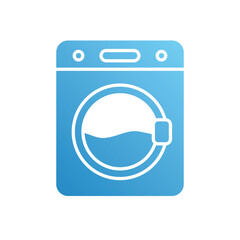 Laundry Machine icon vector stock illustration