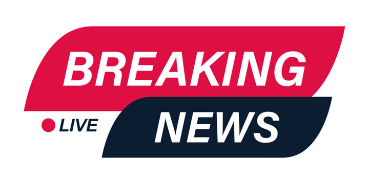 Breaking news logo vector illustration design