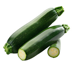 Zucchini PNG. courgette vegetable isolated. Baby marrow top view PNG. Zucchini flat lay PNG. Organic vegetable