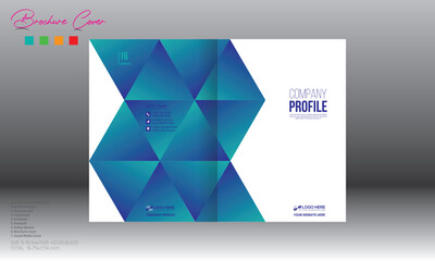 Fototapeta premium brochure cover for corporate and any use