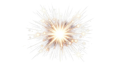 Sparkle firework vector graphic perfect for festive designs and New Year's Eve