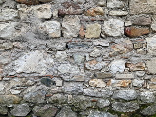 Wall, concrete wall, stone wall for background image or render