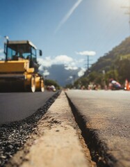  New asphalt maintenance, road renovation