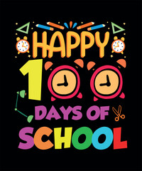 100 Day's of School T-shirt Design