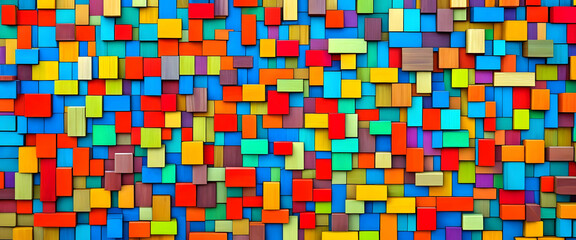 Abstract background with squares