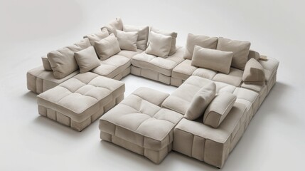 Contemporary Modular Sofa Elegance