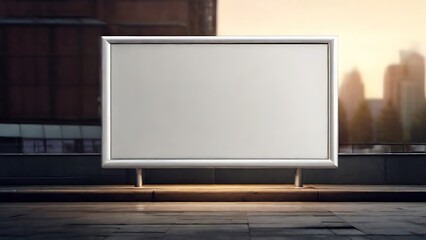 Mock up blank billboard for advertisement, marketing, poster design and campaining