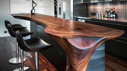 Artistic Bar Table in Modern Decor